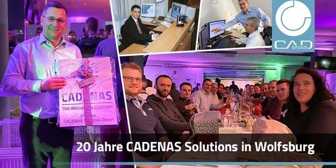 CADENAS Solutions in Wolfsburg feiert 20-jähriges Unternehmensjubiläum