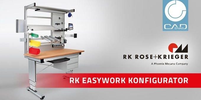 Moderne Arbeitsplatzsysteme von RK Rose+Krieger einfach online konfigurieren