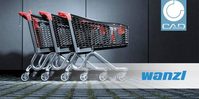 Wanzl verkürzt mit PARTsolutions Recherche- und Konstruktionszeiten bei der Entwicklung eines neuen Einkaufswagens um mehr als 2 Stunden