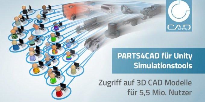 Über 500 CADENAS Herstellerkataloge für Unity Game-Engine Nutzer verfügbar