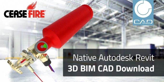 Neuer Service von CeaseFire ermöglicht Import nativer 3D BIM CAD Daten von Brandschutzkomponenten direkt in Autodesk Revit