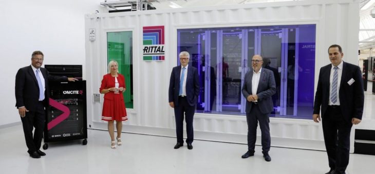 Digitalministerin besucht das neue Werk der Rittal GmbH in Haiger