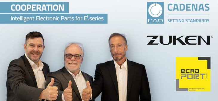 Zuken, CADENAS und ECAD-Port schließen Kooperation zur Bereitstellung einer Bauteilebibliothek