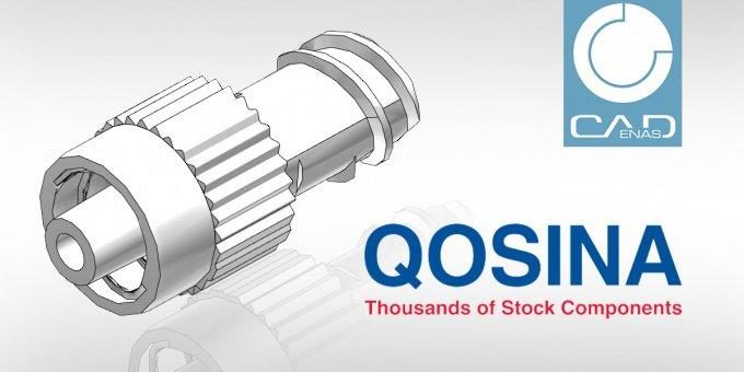 Qosina veröffentlicht interaktiven Produktkatalog mit 3D CAD Modellen von CADENAS