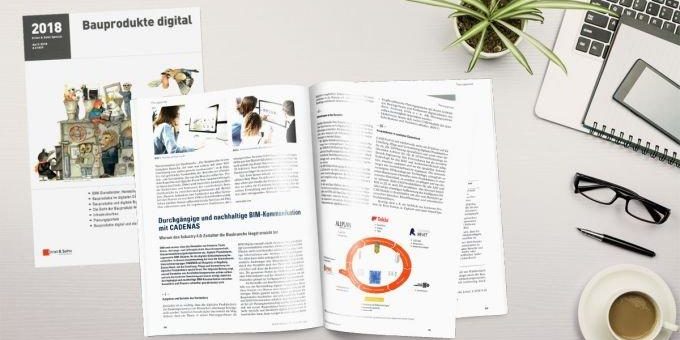 CADENAS Fachbeitrag im Sonderheft „Bauprodukte digital 2018“