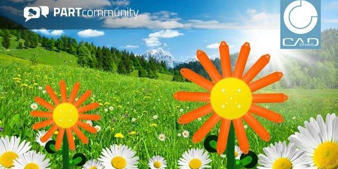 Frühlingszeit ist Wachstumszeit – 3D CAD Downloads von PARTcommunity erreichen Rekord von über 25,9 Mio. im Monat