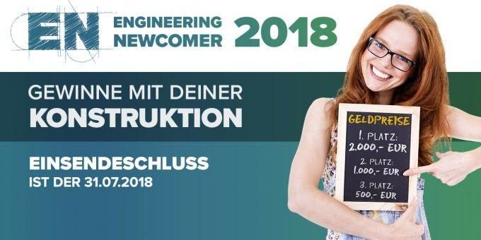 Der Konstruktionswettbewerb Engineering Newcomer für Schüler und Studenten geht in die 5. Runde