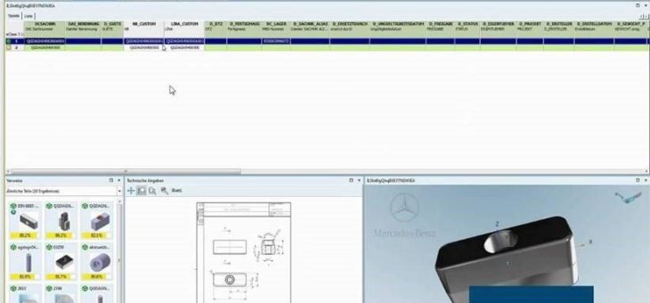 CADENAS unterstützt mit dem Strategischen Teilemanagement PARTsolutions den bekannten Hersteller für Premium-Pkws aus Stuttgart