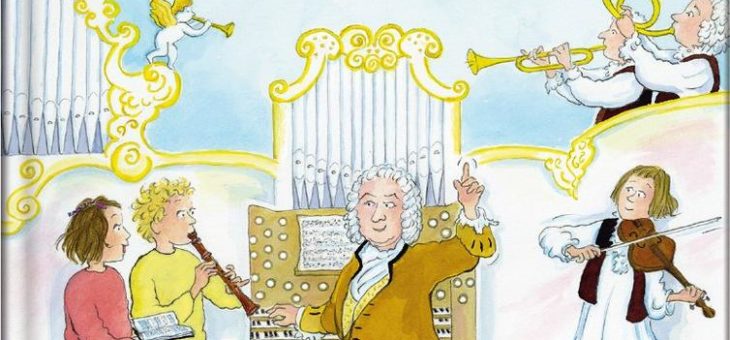 Klingendes Bilderbuch „Bach für Kinder. Mit Gesang und Himmelsklang“ von Marko Simsa erscheint im JUMBO Verlag