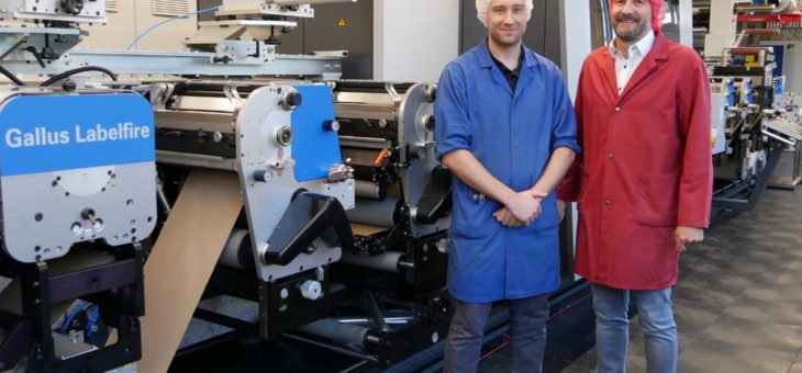 Gallus Labelfire mit Low Migration besteht Feldtest bei der SCHELLING AG