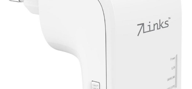 7links Dualband-WLAN-Repeater WLR-760.ac, Access-Point und Router, 750 Mbit/s, WPS-Taste