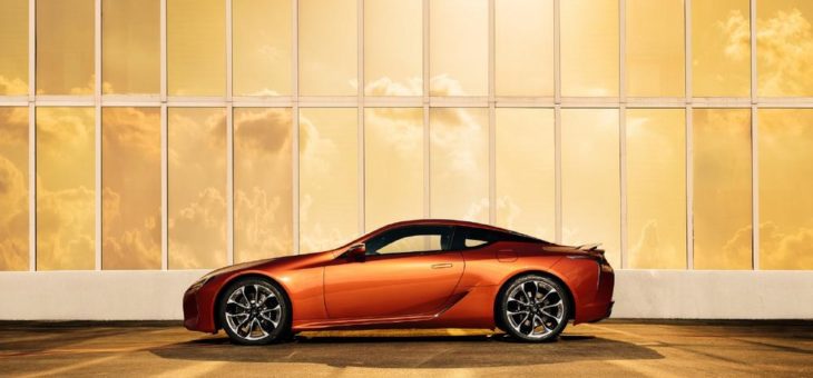 Das Glühen des Sonnenuntergangs: Lexus LC mit neuer Außenfarbe
