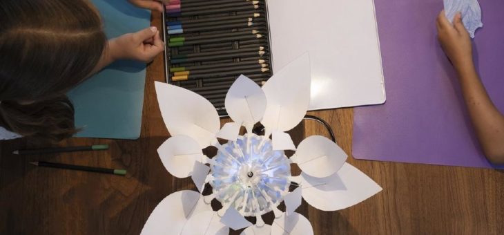 Künstliche Blüten erwachen zum Leben