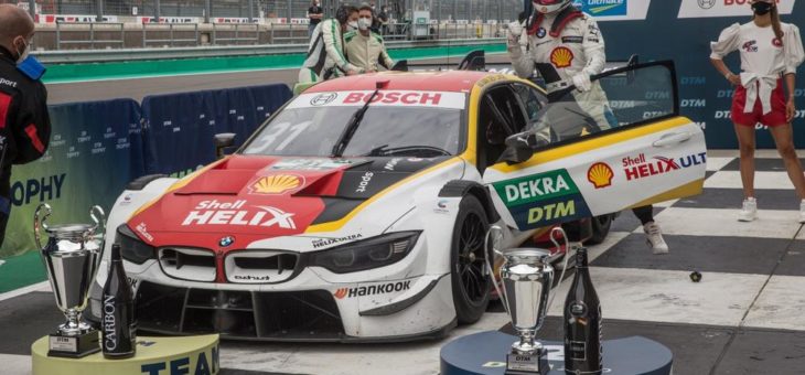 Sheldon van der Linde feiert erstes Podium seiner DTM-Karriere – Drei BMW M4 DTM in den Top-5