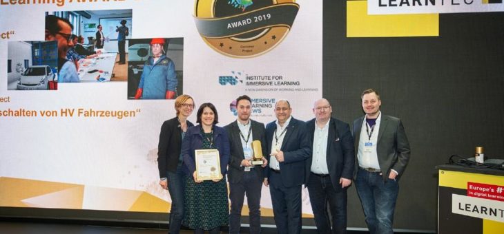 VR-Training: TÜV SÜD Akademie erhält Immersive Learning Award