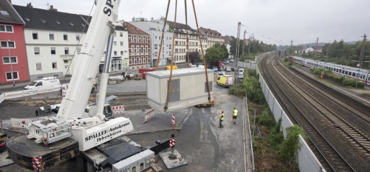 50-Tonnen-Trafo für E-Bus-Endwende am Hauptbahnhof