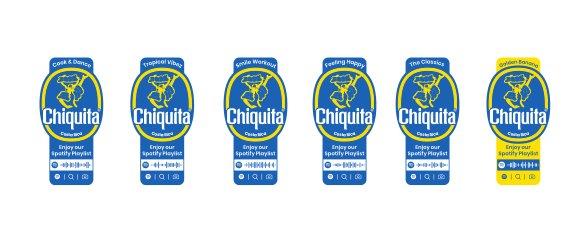Chiquita bereitet musikalische Freude mit einer neuen Bananen Sticker – Reihe