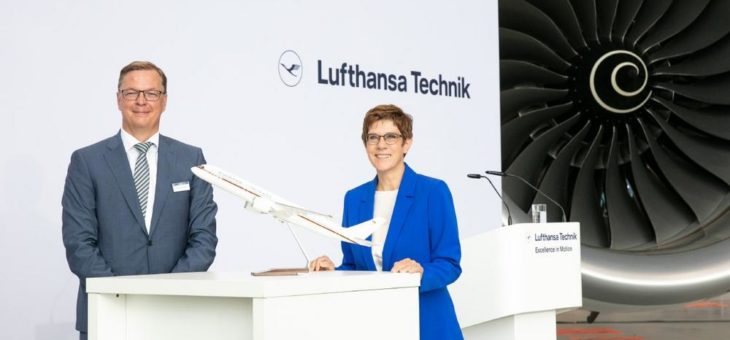 Übergabe des ersten Airbus A350 an die Flugbereitschaft der  Bundesregierung
