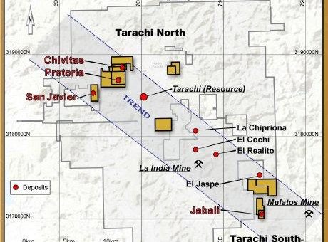 Tarachi-Schlitzprobenentnahme liefert 6,34 g/t Gold über 62,55 m im historischen Bergbaugebiet La Dura in Sonora, Mexiko