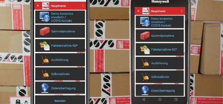 COSYS Paketshop Cloud App