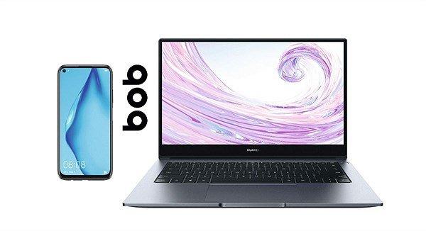 bob is back2school: HUAWEI Matebook D14 und P40lite ab 449 Euro