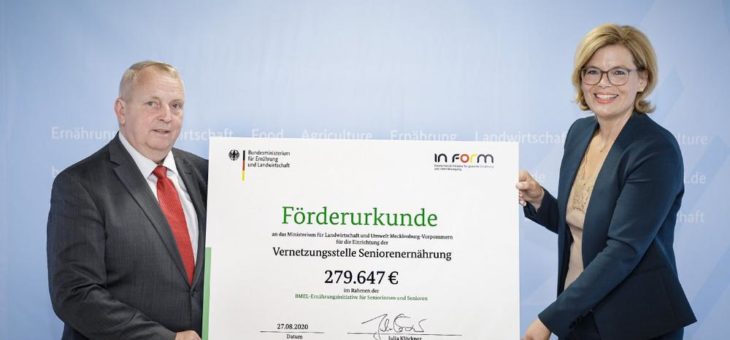 DGE-Vernetzungsstellen für Seniorenernährung in Mecklenburg-Vorpommern und Niedersachsen