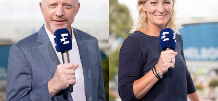 US Open vom 31. August bis 13. September live bei Eurosport mit Boris Becker und Barbara Rittner