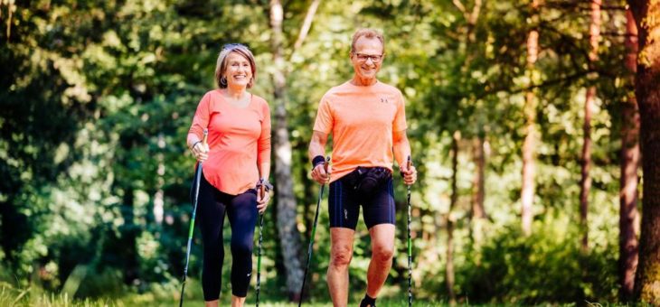 Nordic Walking im Heilwald findet ab sofort wieder statt