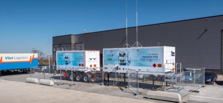 Wystrach präsentiert mobile Wasserstofftankstelle