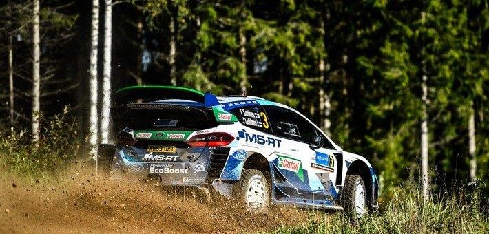 Rallye-WM-Restart endet mit den Plätzen sechs bis acht für die drei  Fiesta WRC von M-Sport Ford