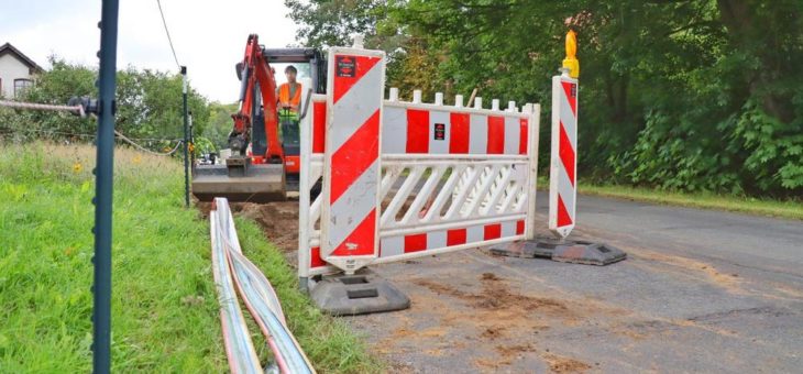 Bauarbeiten für Breitbandausbau in Crivitz gestartet