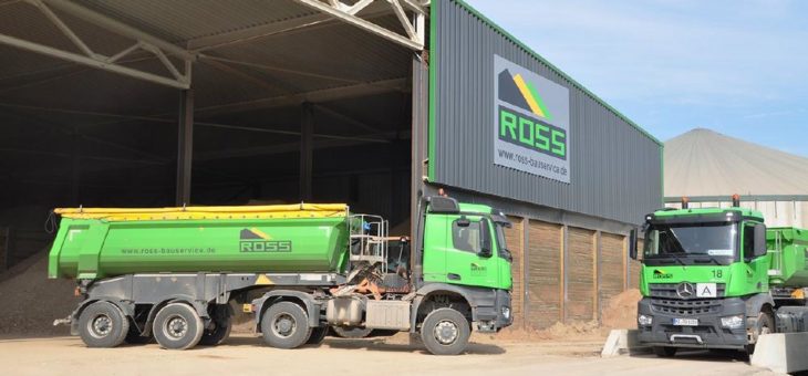 INFORM optimiert Lkw-Transporte bei ROSS Bauservice