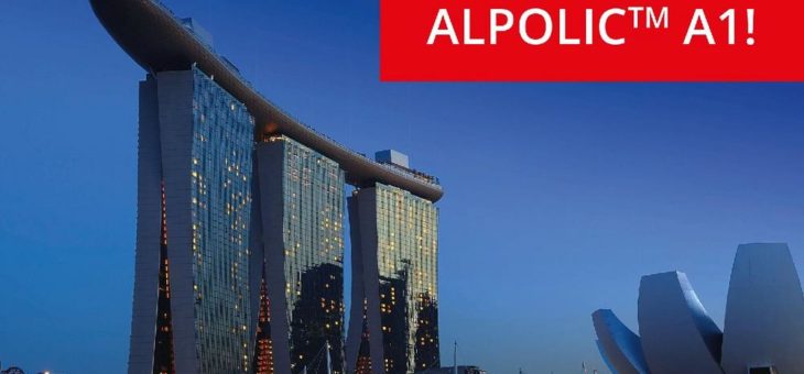 Weltneuheit: Aluminium-Verbundwerkstoff ALPOLIC™  für die Brandschutzklasse A1 klassifiziert