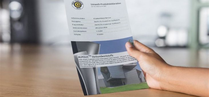 Positive Ökobilanz für ALPOLIC™ Aluminium- Verbundplatten