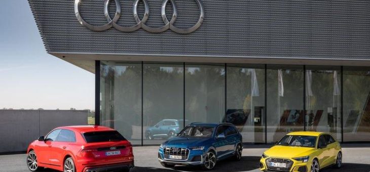 Hoher Fahrspaß und hervorragende Fahrdynamik: Audi S3, Audi SQ7 TFSI und Audi SQ8 TFSI