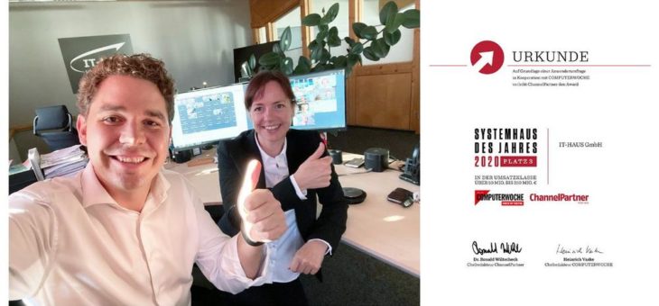 Die IT-HAUS GmbH bestätigt Spitzenplatz unter Deutschlands IT-Systemhäusern