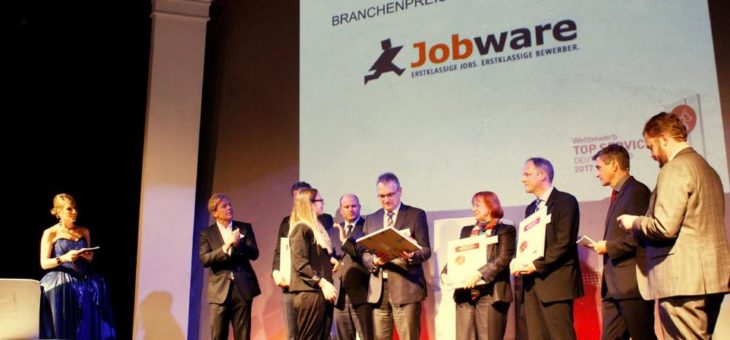 Jobbörse Jobware für hervorragenden Service ausgezeichnet