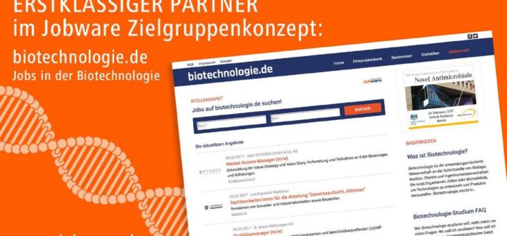 Fachkräfte in der Biotechnologie erreichen