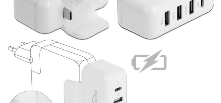 Mehr Power im Büro und Home Office: Neue Delock-Adapter erweitern MacBook-Netzteile um mehrere Anschlüsse