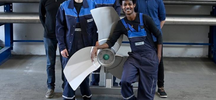 Vier neue Azubis starten ihre Ausbildung