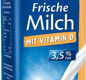 Eine Portion Vitamin D-Milch für den Winter