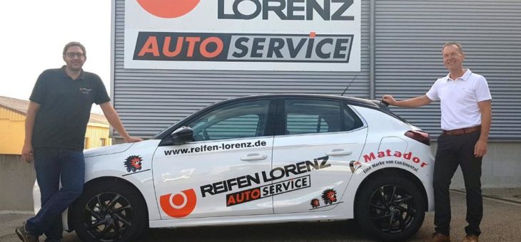 Zwei neue Werkstattersatzwagen für Reifen Lorenz