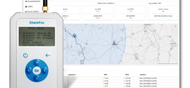 Sigfox stellt 0G-Abdeckungsmessgerät CheckFox 2.0 vor