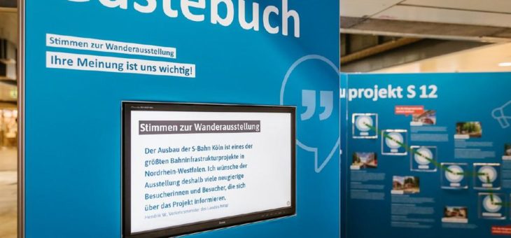 Ausstellung zum Ausbau der S-Bahn Köln macht in Kalk Station