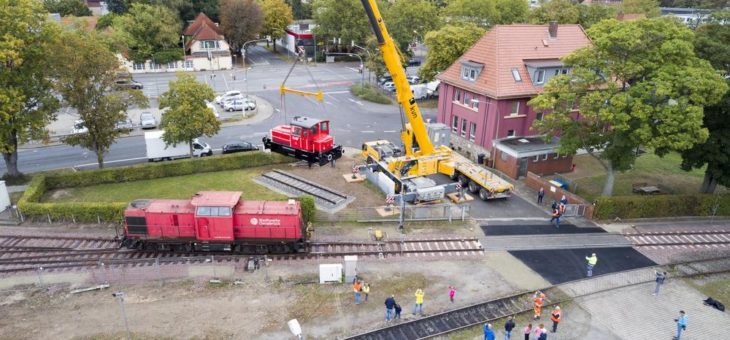 Neues Wahrzeichen am Hafenbecken