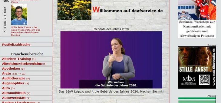 Gebärde des Jahres 2020 gesucht!