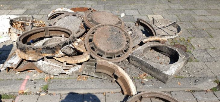 Geld kassieren durch Schrotthändler in Gladbeck
