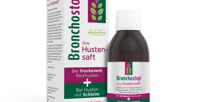 Bronchostop® hilft in jeder Phase des erkältungsbedingten Hustens