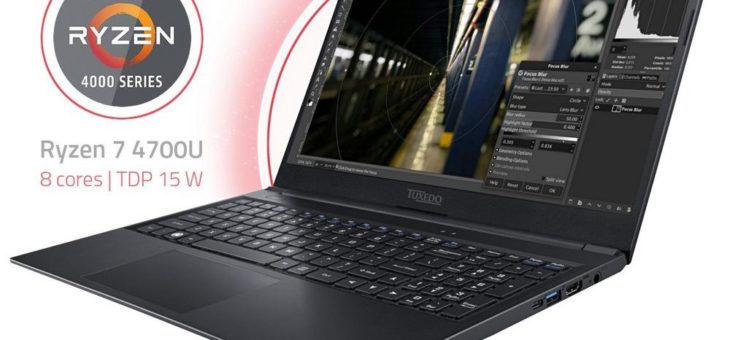 Flotter Bürohengst: Das neue TUXEDO Aura 15