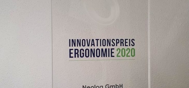 NeoLog erhält „Innovationspreis Ergonomie“